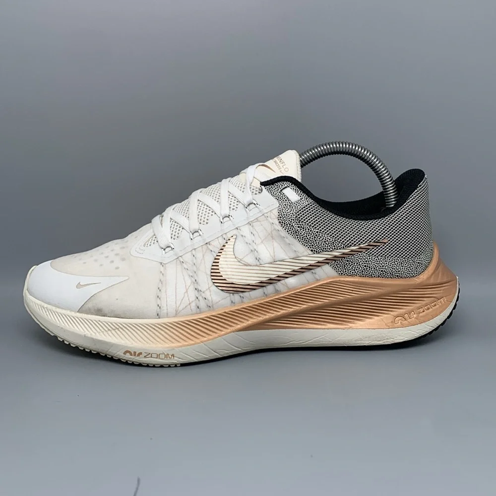 Nike Winflo 8 PRM‎ Sail White Copper Running Shoes DA3056-101 Women's Sz 9.5